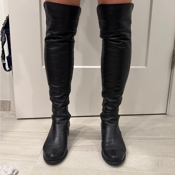 Stuart Weitzman Reserve boots in leather - Picture 11 of 15